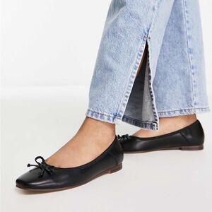 NWT ASOS Black Ballet Flat